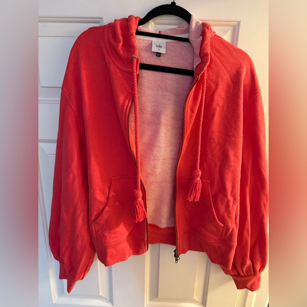 Cabi Coral Deluxe Hoodie Zip Up Jacket Size Medium - Picture 2 of 4